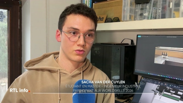 12 jeunes Belges ont été sélectionnés pour participer à ces jeux olympiques des métiers, en septembre prochain. 60 disciplines y sont représentées. Parmi les participants, un jeune gembloutois de 23 ans est passionné de robotique. Rencontre.