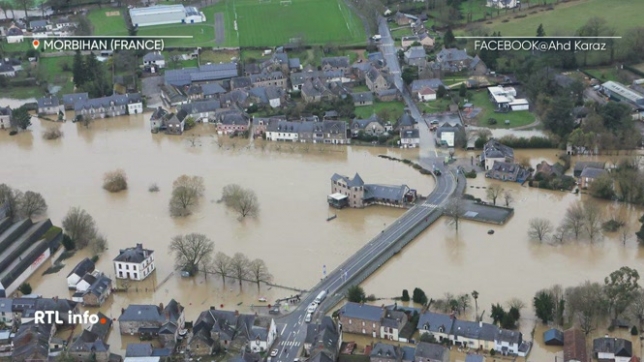 La Bretagne reste en alerte, car des cumuls de pluie importants sur le bassin du Morbihan font monter le niveau de certains cours d'eau. Le département a été placé en en vigilance orange crues par Météo France.