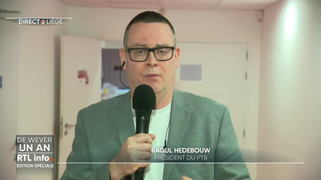 Le Président du PTB réagit en direct au bilan politique du gouvernement De Wever.