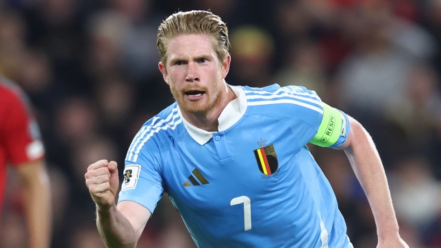 Kevin De Bruyne fait partie des 3 élus.