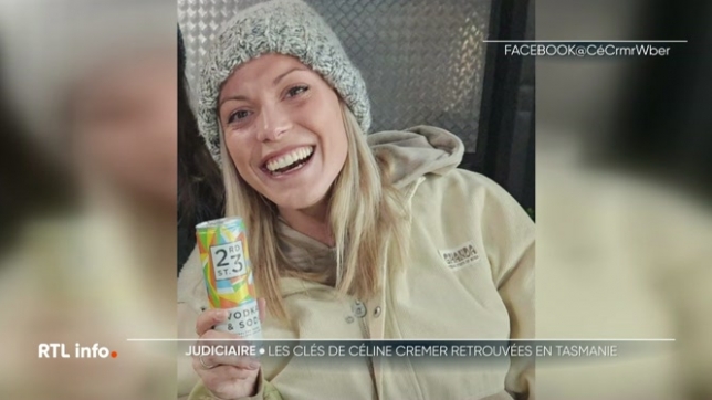 De nouveaux éléments ont été découverts dans l'affaire Céline Crémer. 2 ans et demi après la disparation de la jeune Belge en Tasmanie, la police australienne a retrouvé les clés de sa voiture de location. 5 os et 2 dents ont en outre été mis au jour, et leur analyse médico-légale est en cours.