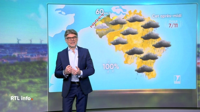 Stephan van Bellinghen donne ses prévisions pour les prochaines heures et les prochains jours.