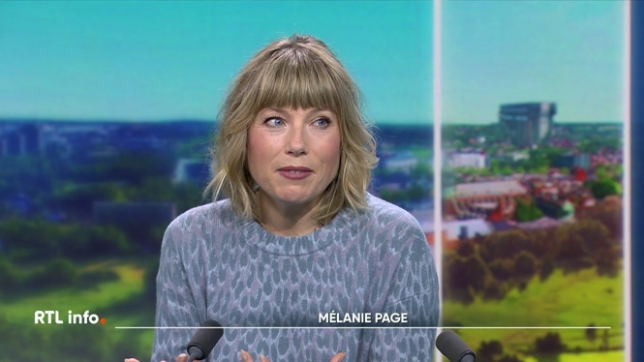 Mélanie Page joue le rôle d'une femme sans prénom dans la pièce Je m'appelle Georges, et vous de Gilles Dyrek, mise en scène par Eric Bu, à voir en ce moment au centre culturel d'Auderghem.