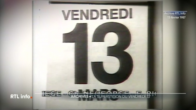L'archive du jour nous replonge dans les célèbres supersitions entourant le vendredi 13 avec ce reportage filmé le 13 février 1987.
