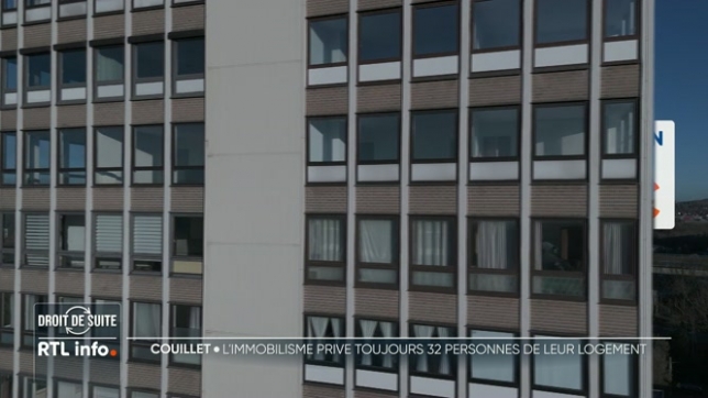 Il y a 2 mois, 32 habitants d'un immeuble de Couillet étaient forcés d'évacuer leur logement, à cause d'un risque d'effondrement. Aucun chantier n'a démarré depuis 2 mois. Les copropriétaires ont décidé d'agir.