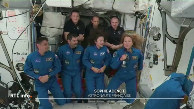 Les 4 astronautes qui ont décollé vendredi de Cap Canaveral sont arrivés à la Station Spatiale Internationale, après 34 heures de voyage sans encombre. Une première pour l'astronaute française Sophie Adenot qui participera à des expériences scientifiques menées en partie avec des chercheurs belges.