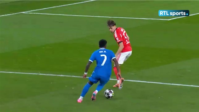 Ligue des Champions : le but exceptionnel de Vinicius contre Benfica