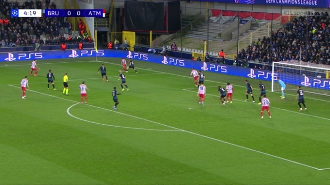 Ligue des Champions : l'Atlético de Madrid ouvre le score sur penalty contre Bruges