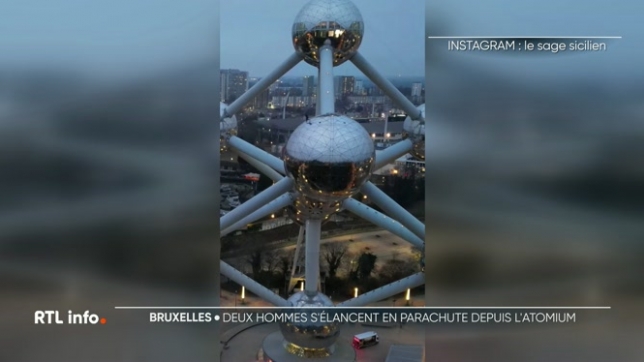 L'ASBL de l'Atomium porte plainte après qu'un groupe a sauté en parachute depuis le monument, une pratique illégale et dangereuse dont les images diffusées en ligne ont rapidement circulé.