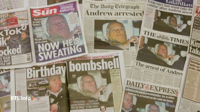 Le gouvernement britannique envisage de voter une loi afin qu'Andrew Mountbatten-Windsor soit effacé de l'ordre de succession au trône. Il est actuellement en 8e position. Pendant ce temps, la police britannique poursuit ses perquisitions dans l'ancien domicile du prince déchu.