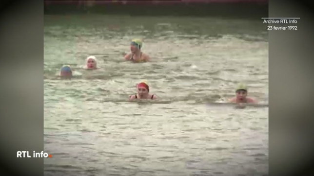La traversée de la Meuse en plein hiver est encore une tradition aujourd'hui. Le 23 février 1992, une soixantaine de nageurs, très courageux, plongeaient dans une eau à 5 degrés. C'est notre archive du jour signée Dominique Demoulin et Steve Damman.