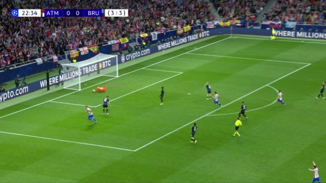 Ligue des Champions : Mignolet commet une bourde contre l'Atlético de Madrid