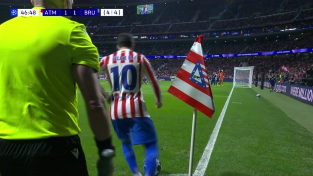 Ligue des Champions : le but de Cardoso contre Bruges