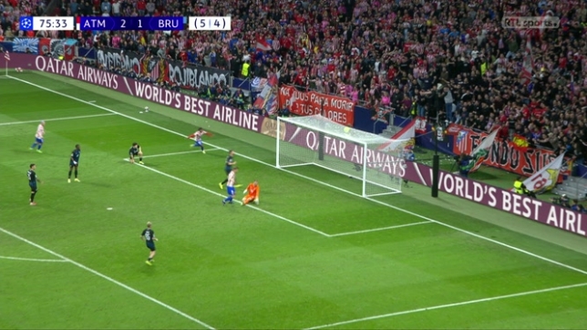 Ligue des Champions : le superbe but de l'Atlético contre Bruges (3-1)