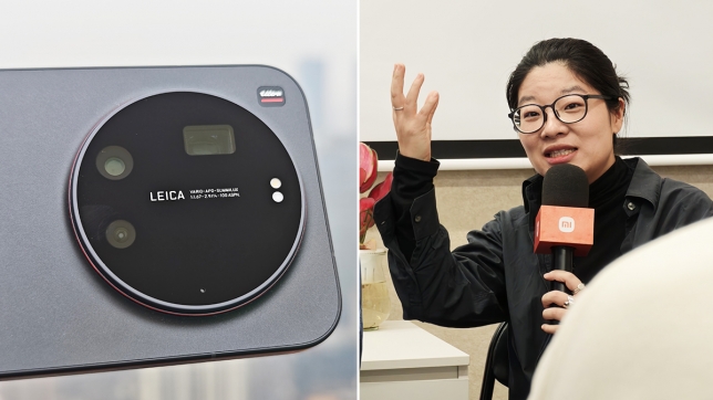 Le bloc de capteurs photo du Xiaomi 17 Ultra, et une ingénieure chinoise de l’entreprise