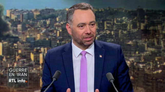 Invité du RTL info 19h., le ministre des Affaires étrangères explique les modalités du rapatriement des Belges, les touristes et les résidents, bloqués au Moyen-Orient en raison de la guerre en Iran et au Liban.