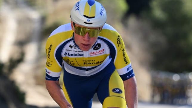 Grosse frayeur pour Leander Van Hautegem.