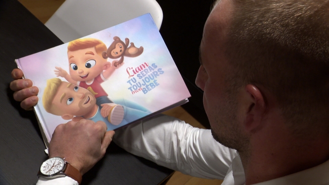 © livre personnalisé Liam, tu seras toujours mon bébé