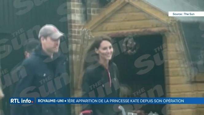 Première apparition publique pour Kate Middleton, princesse de Galles