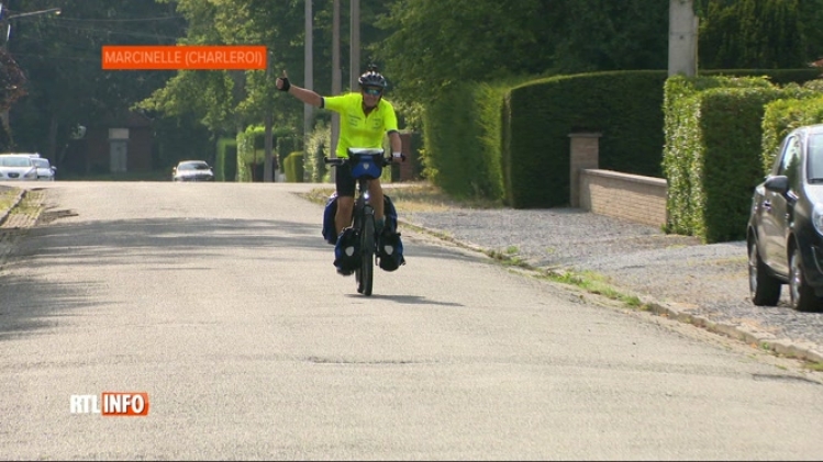Télévie: Eric Nicaise rentre d'un périple de 1.400 km à vélo