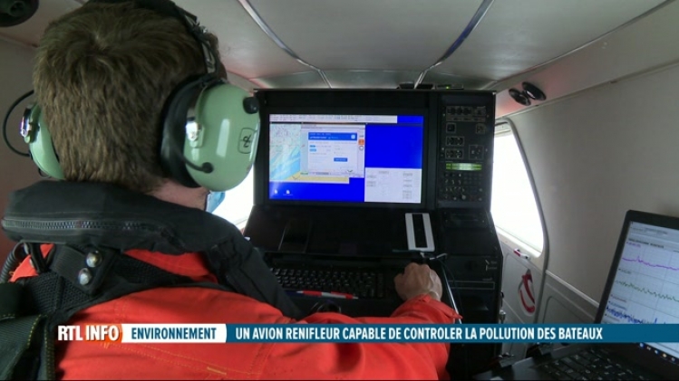 Un avion renifleur contrôle la pollution en mer du Nord