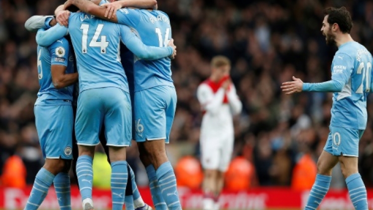 Angleterre: City assomme Arsenal, Tottenham et West Ham répondent présent