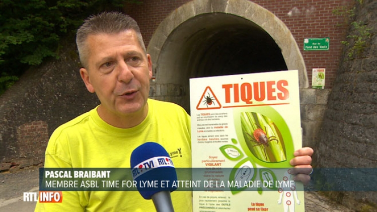 Pascal s'est fait mordre par une tique et vit avec la maladie de Lyme: Si je suis actif un jour, le lendemain, je vais être au repos