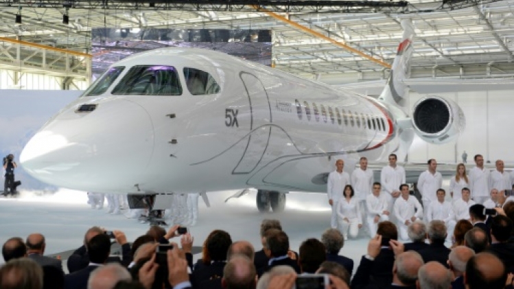 Dassault: 41 commandes de Falcon en 2017, 9 Rafale livrés
