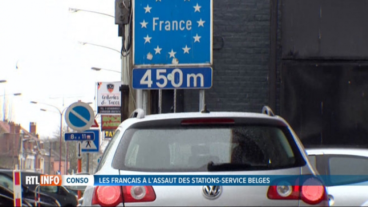 Les stations-service belges sont prises d'assaut par les Français: Ça remplit toutes les caisses, les nôtres et celles du gouvernement