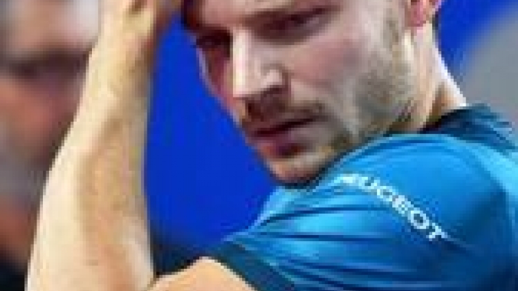 David Goffin abandonne en demie de l'ATP Rotterdam après avoir reçu une balle dans l'oeil