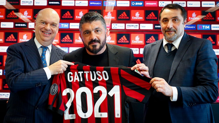 Serie A: l'AC Milan fait pleine confiance à Gennaro Gattuso