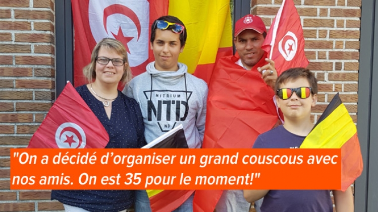 Quand Karim est venu vivre en Belgique avec Christel il y a 16 ans, la Tunisie affrontait déjà la Belgique à la Coupe du monde: comment vont-ils vivre le match ce samedi?