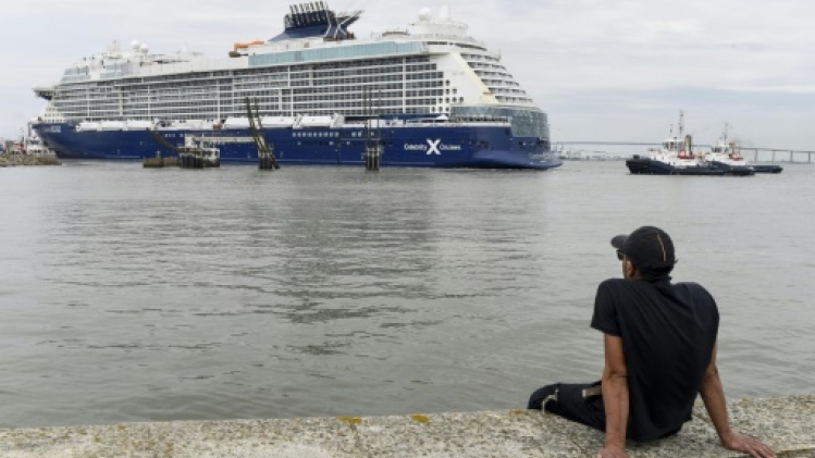 Le gigantesque paquebot Celebrity Edge livré à l'armateur américain Royal Caribbean