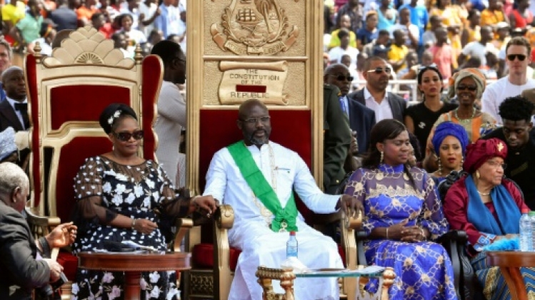 Photos insolites de 2018: Weah, à jamais le premier