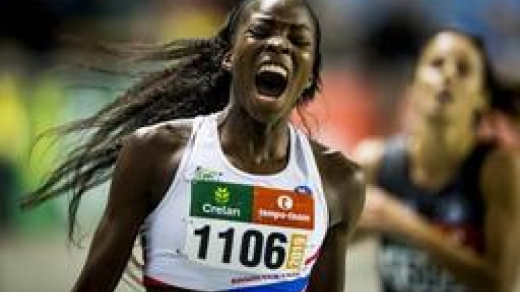 Cynthia Bolingo améliore d'une seconde son record de Belgique en salle sur 300m