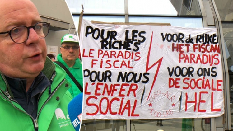 Manifestation devant l'hôpital d'Ixelles: Le personnel est soumis à des pressions terribles en termes d'horaires et de charge de travail