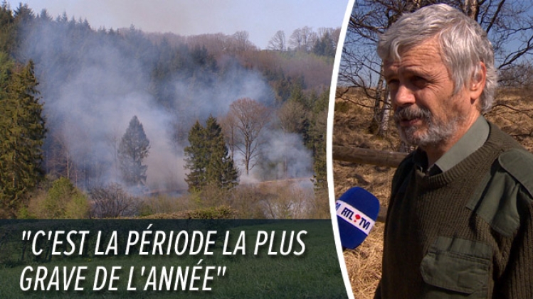 Plusieurs départs de feu dans les bois à Jalhay ce vendredi: le temps sec complique l'intervention des pompiers (vidéo)