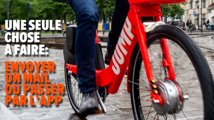 Son velo JUMP vole a Etterbeek avant d avoir pu le verrouiller La course continuait a courir sur mon telephone RTL Info