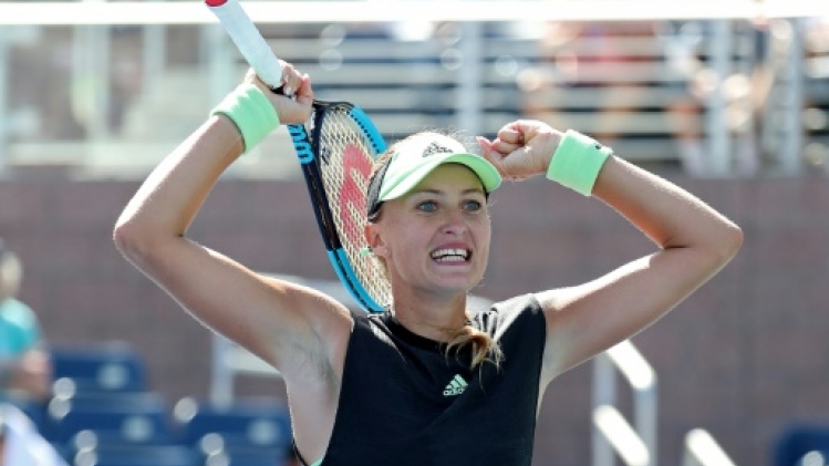 US Open: Kristina Mladenovic au 2e tour en écartant Angelique Kerber