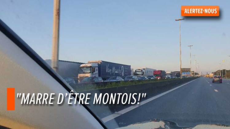Trafic encore perturbé ce matin sur la E19 près de Mons: L'autoroute est rouverte mais il y a plein de camions