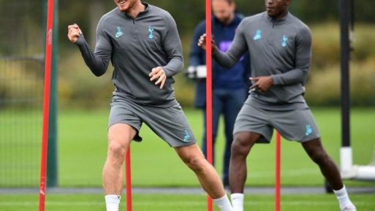 Jan Vertonghen reprend l'entraînement avec Tottenham