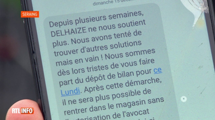 Les employés d'un Delhaize franchisé apprennent par SMS qu'ils risquent de perdre leur emploi: Ce n'est pas légal