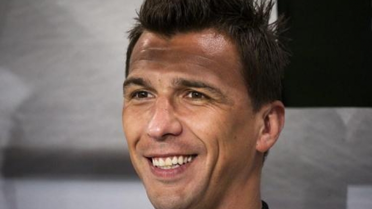 Le Croate Mario Mandzukic (Juventus) rebondit au Qatar