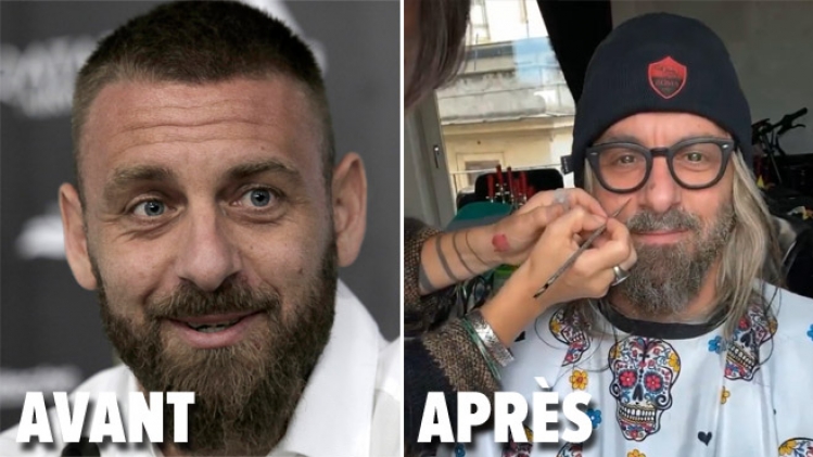 Incroyable: quand Daniele De Rossi se déguise en tifoso pour aller voir le derby romain (vidéo)