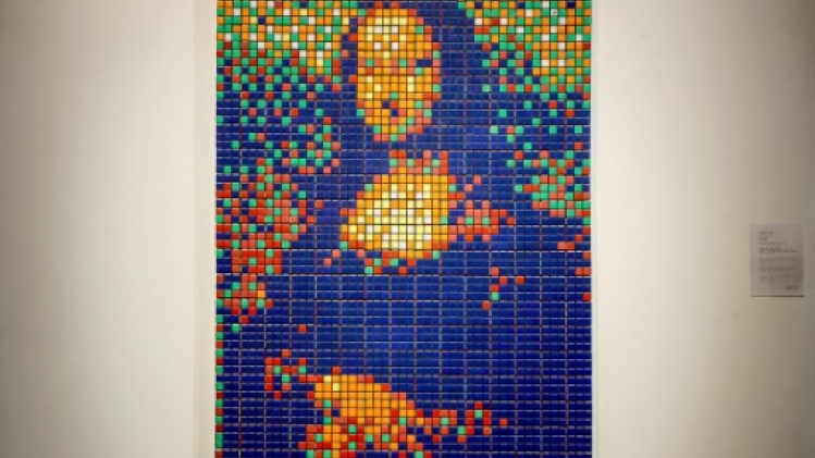 La Joconde en Rubik's cube de l'artiste Invader mise aux enchères