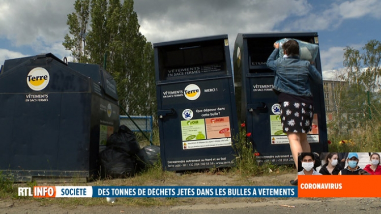 Coronavirus en Belgique: ils jettent leurs déchets et ordures ménagères dans les conteneurs pour vêtements usagés (vidéo)