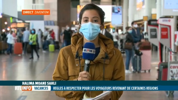 Coronavirus: vous revenez de vacances d'une zone rouge ou orange? Voici ce que vous devez faire avant de quitter l'aéroport (vidéo)