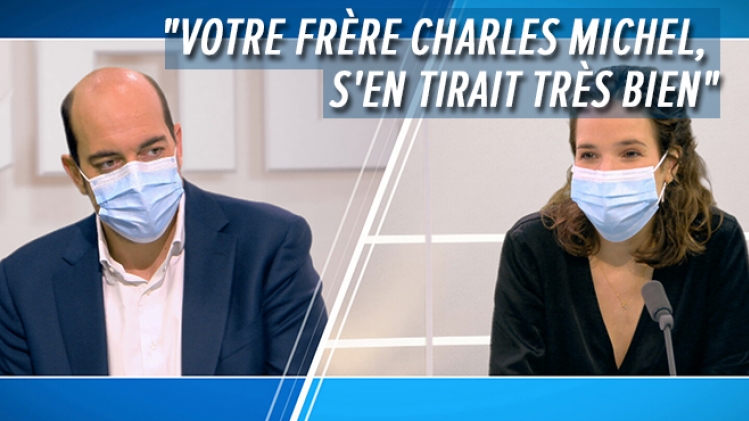 Mathieu Michel revient sur son niveau de néerlandais: Vous êtes un peu le Mister Bean belge, lui assène une journaliste flamande