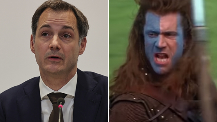 Alexander De Croo et Mel Gibson