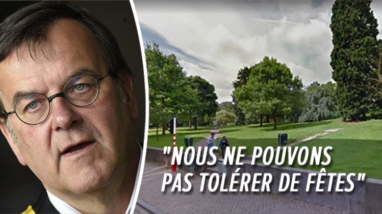 Willy Demeyer sur la fête au jardin Botanique